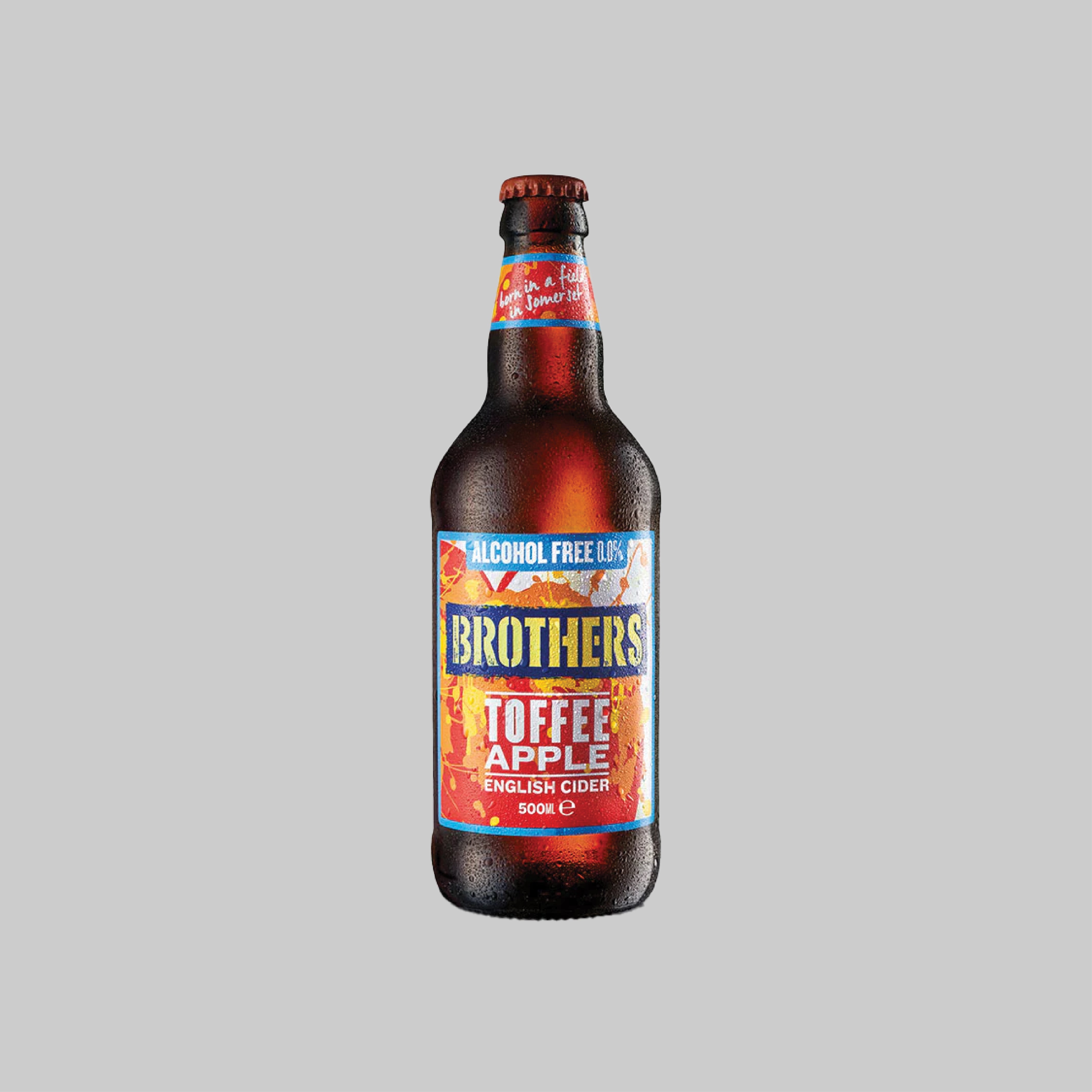 Brothers Toffee Apple Alcohol Free English Cider Bottle 500ml 0.0% - Time2Drink